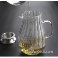وعاء شاي زجاجي مقاوم للحرارة شفاف مخصص
